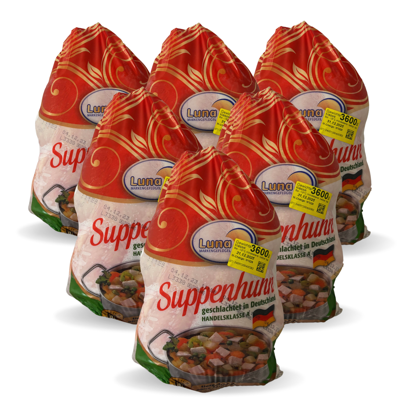 - Luna Suppenhuhn – premium soup hen for rich, collagen-packed broths and stews
