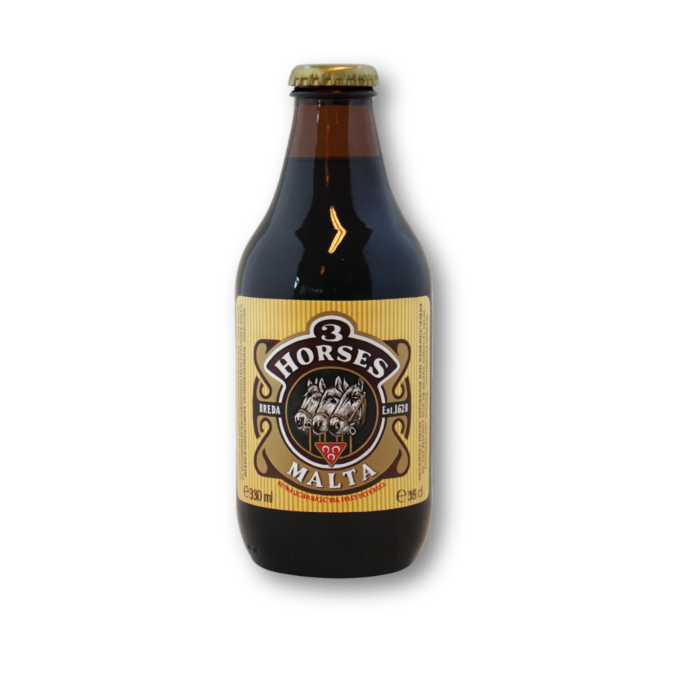 3 Horses Malt Glass 330ml