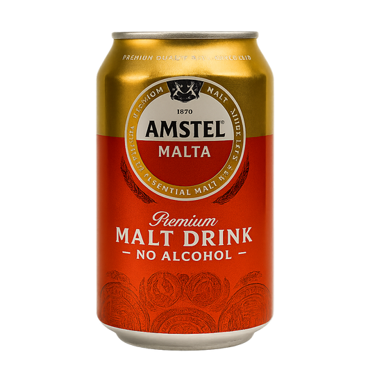 Non-Alcoholic Original Malt – 330ml can, brewed & pasteurized malt beverage from the Netherlands