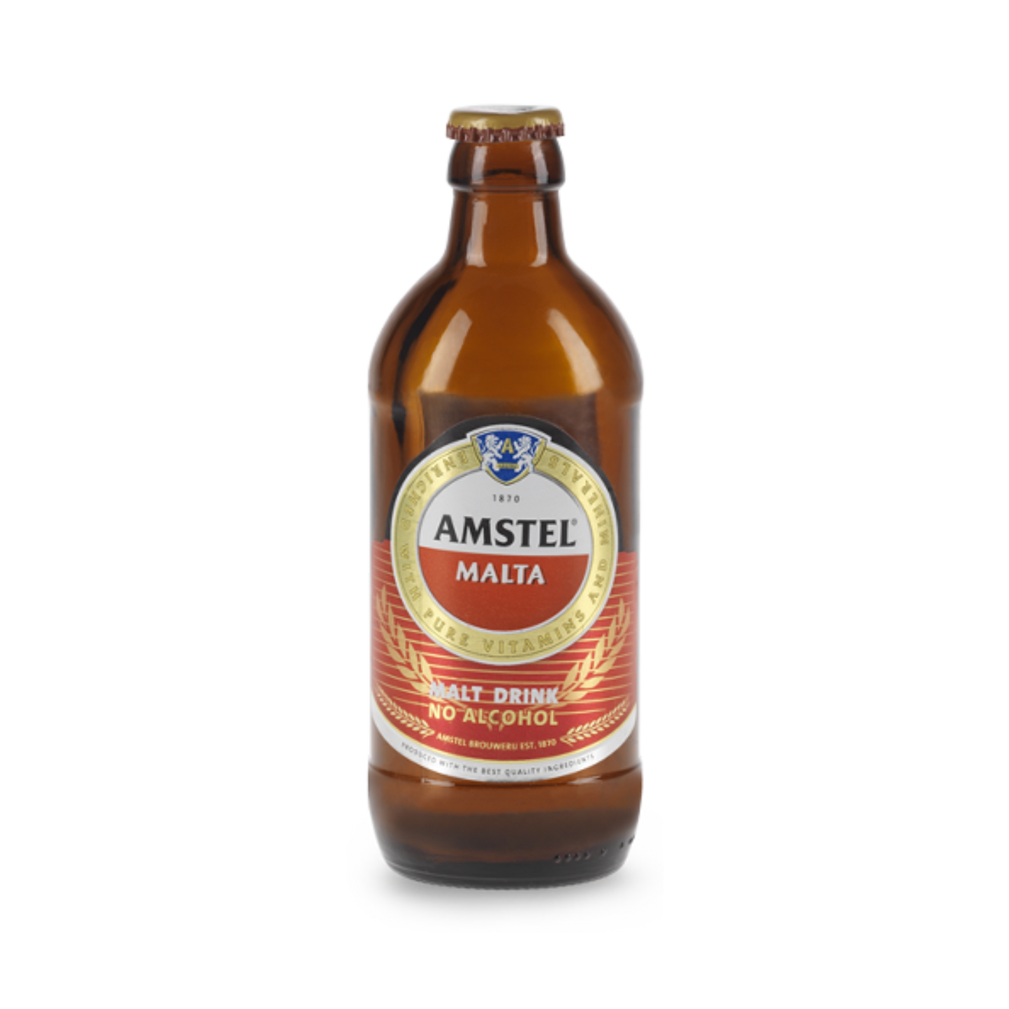 Non-Alcoholic Original Malt – 330ml glass bottle, brewed & pasteurized malt drink from the Netherlands