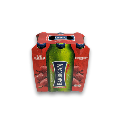 Barbican Strawberry – fruity, fizzy non-alcoholic malt drink in 330ml bottle