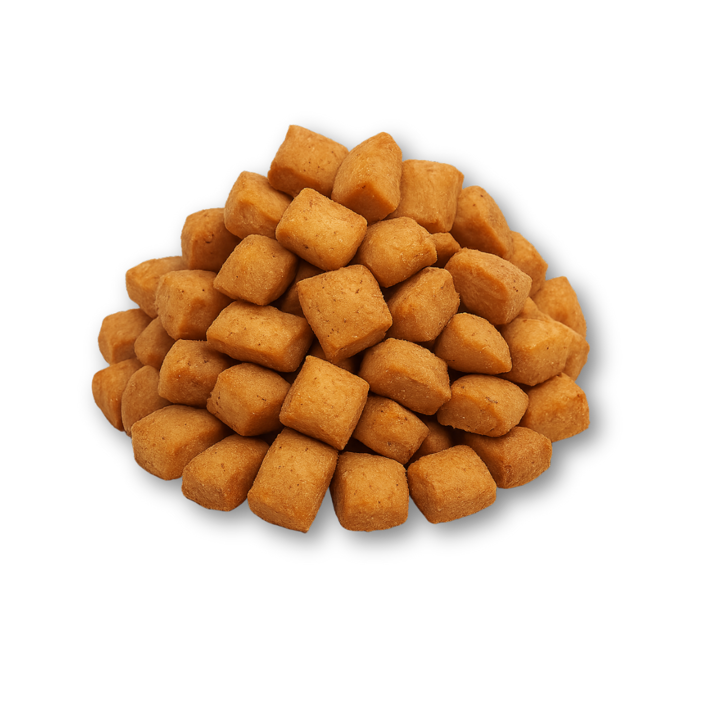 Tasty Foods Chin-Chin – Sweet, crunchy West African fried dough bites in retail or bulk packs on a white background
