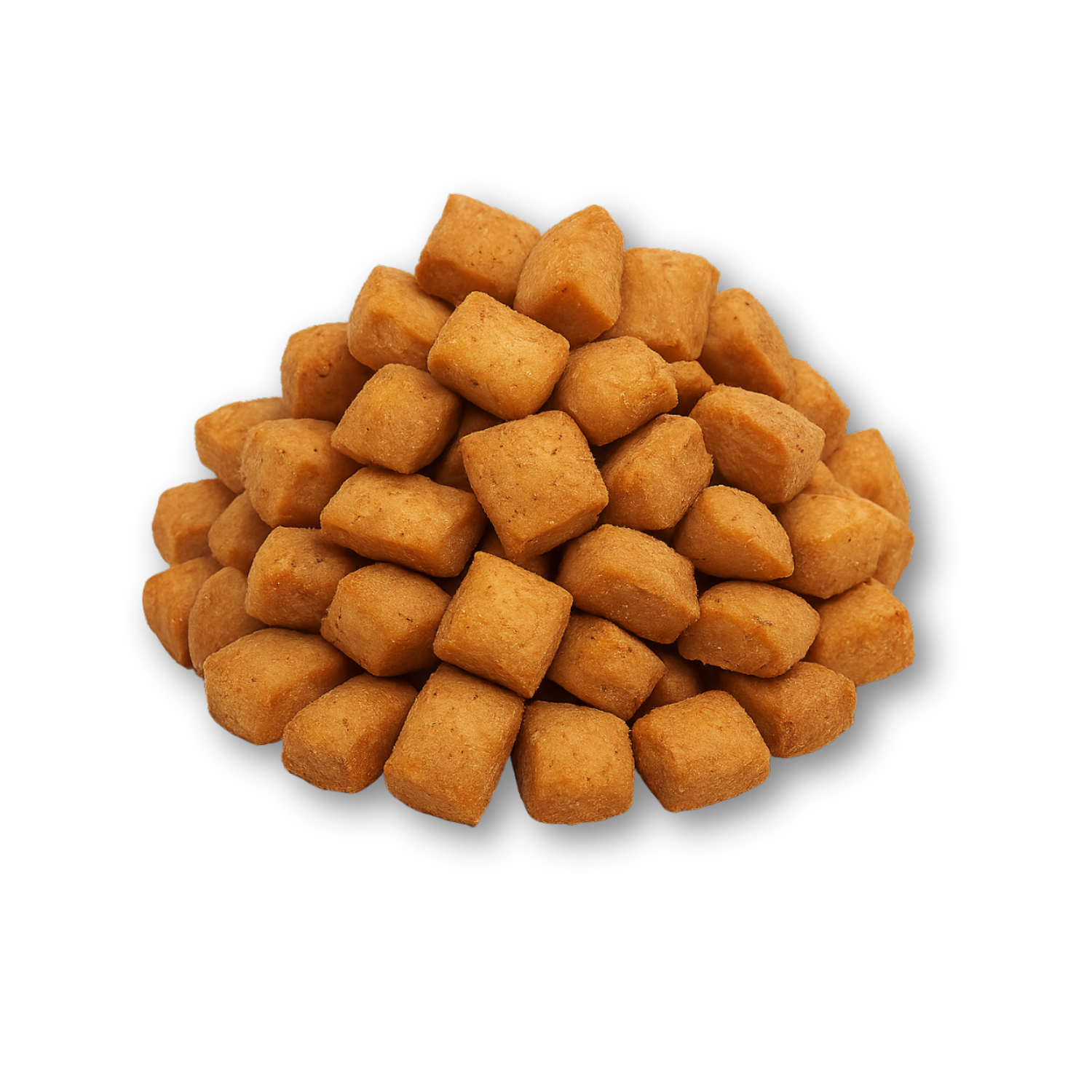 Tasty Foods Chin-Chin – Sweet, crunchy West African fried dough bites in retail or bulk packs on a white background