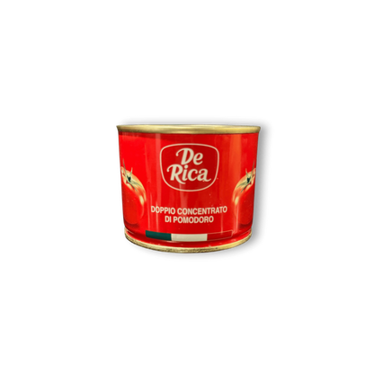 De Rica Tomato Purée – Thick, smooth tomato concentrate in retail cans or bulk cartons, ideal for cooking