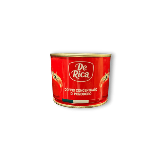 De Rica Tomato Purée – Thick, smooth tomato concentrate in retail cans or bulk cartons, ideal for cooking