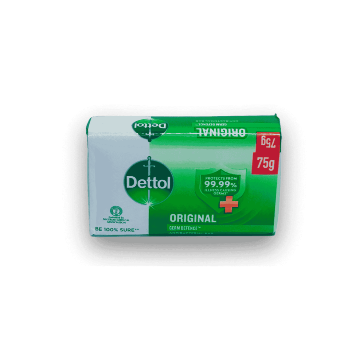 - Dettol Antibacterial Soap 55g – kills 99.9% of germs for clean, healthy skin
