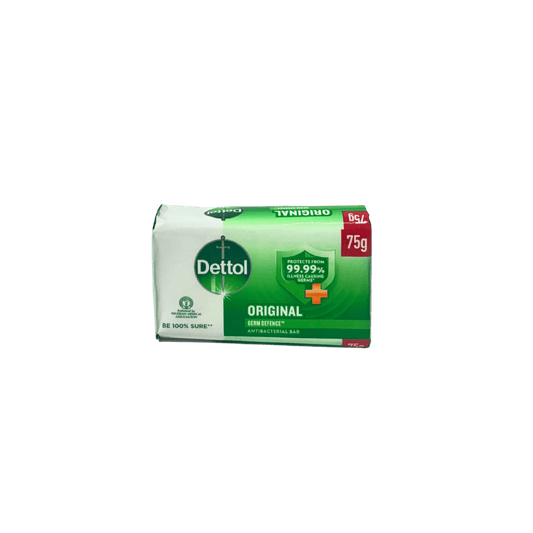 Box of Dettol bar soap – antibacterial cleansing soap for everyday hygiene and germ protection