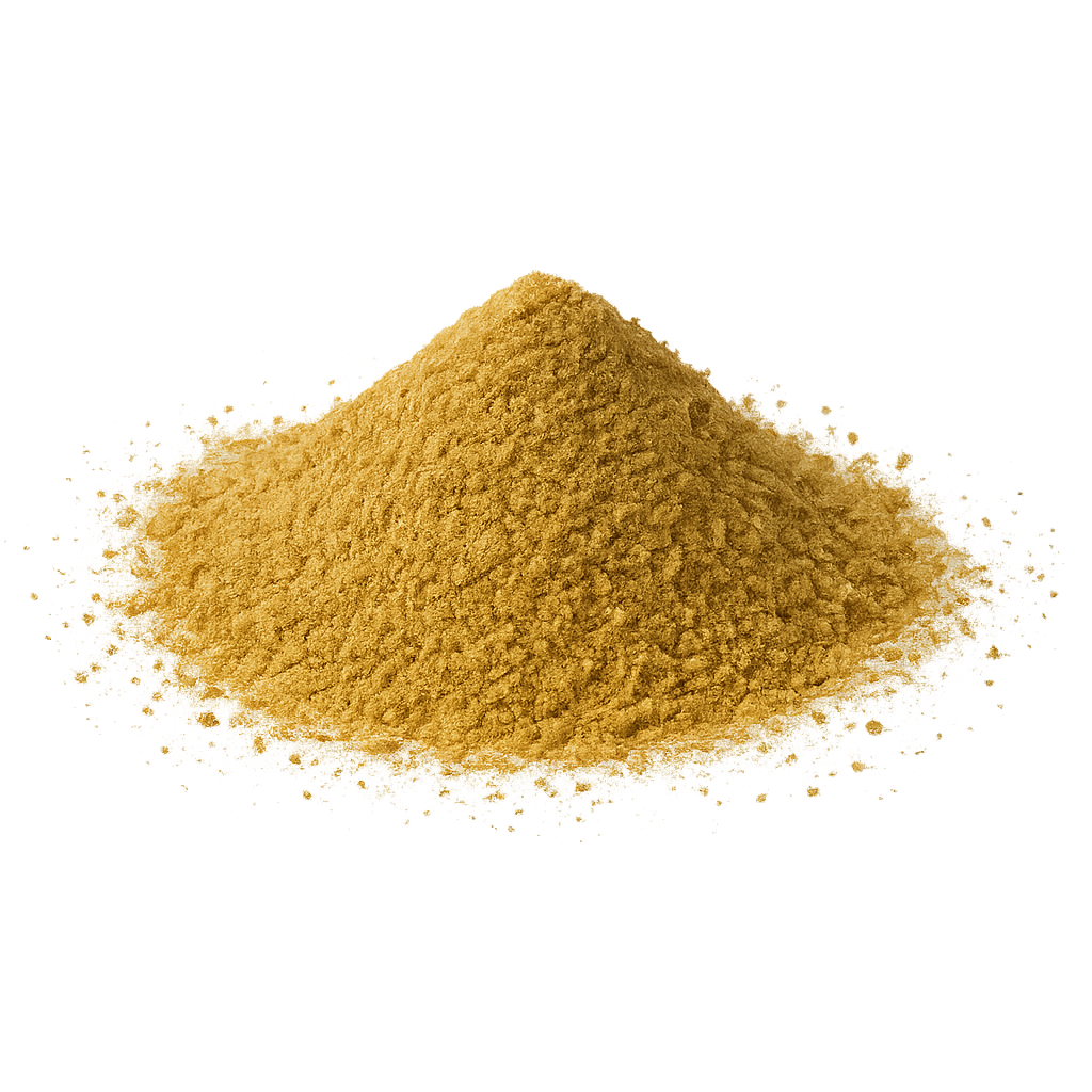 Ground Ogbono (Wild Mango Seeds) – Fine powder, retail pack or bulk bag, used for Ogbono soup & stews