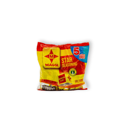 Maggi Seasoning Cubes – Blended spices and oils in solid cubes, perfect for soups, stews, rice, and sauces