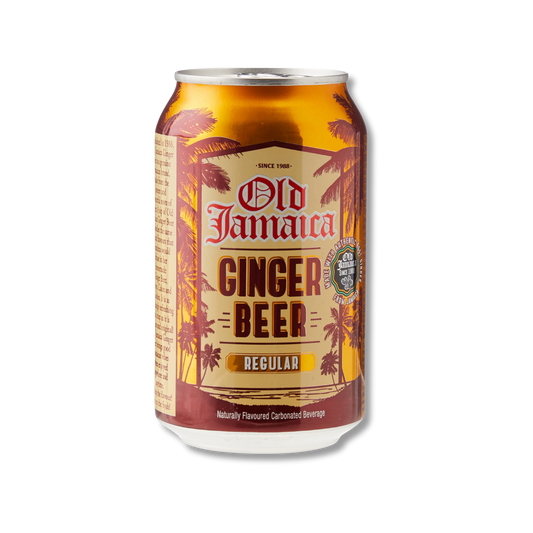 Carbonated Ginger Beer – 330ml can, refreshing spicy soft drink from the UK