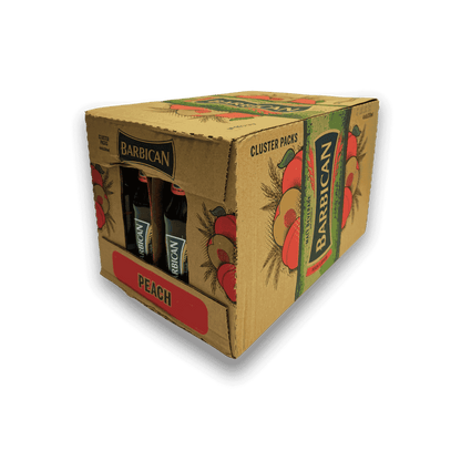 Barbican Peach – non-alcoholic malt drink with juicy peach flavor in 330ml bottles