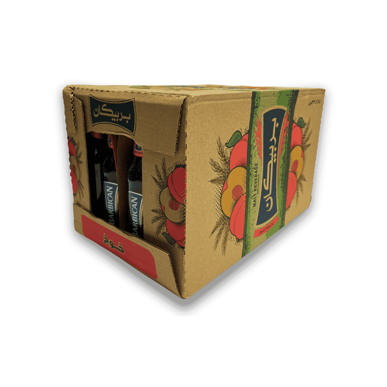 Barbican Peach – non-alcoholic malt drink with juicy peach flavor in 330ml bottles