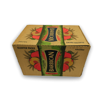 Barbican Peach – non-alcoholic malt drink with juicy peach flavor in 330ml bottles