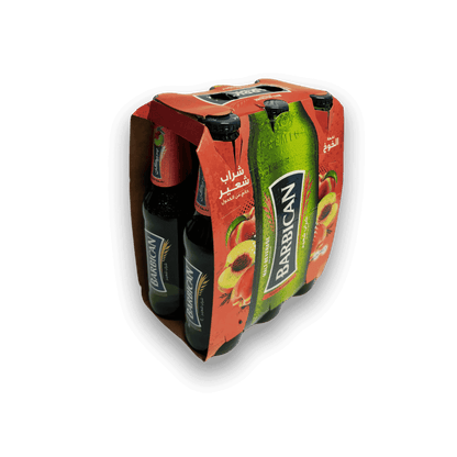 Barbican Peach – non-alcoholic malt drink with juicy peach flavor in 330ml bottles