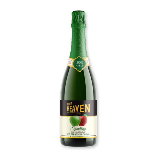 Non-Alcoholic Sparkling Apple – 750ml glass bottle, crisp & refreshing apple flavor from the UK