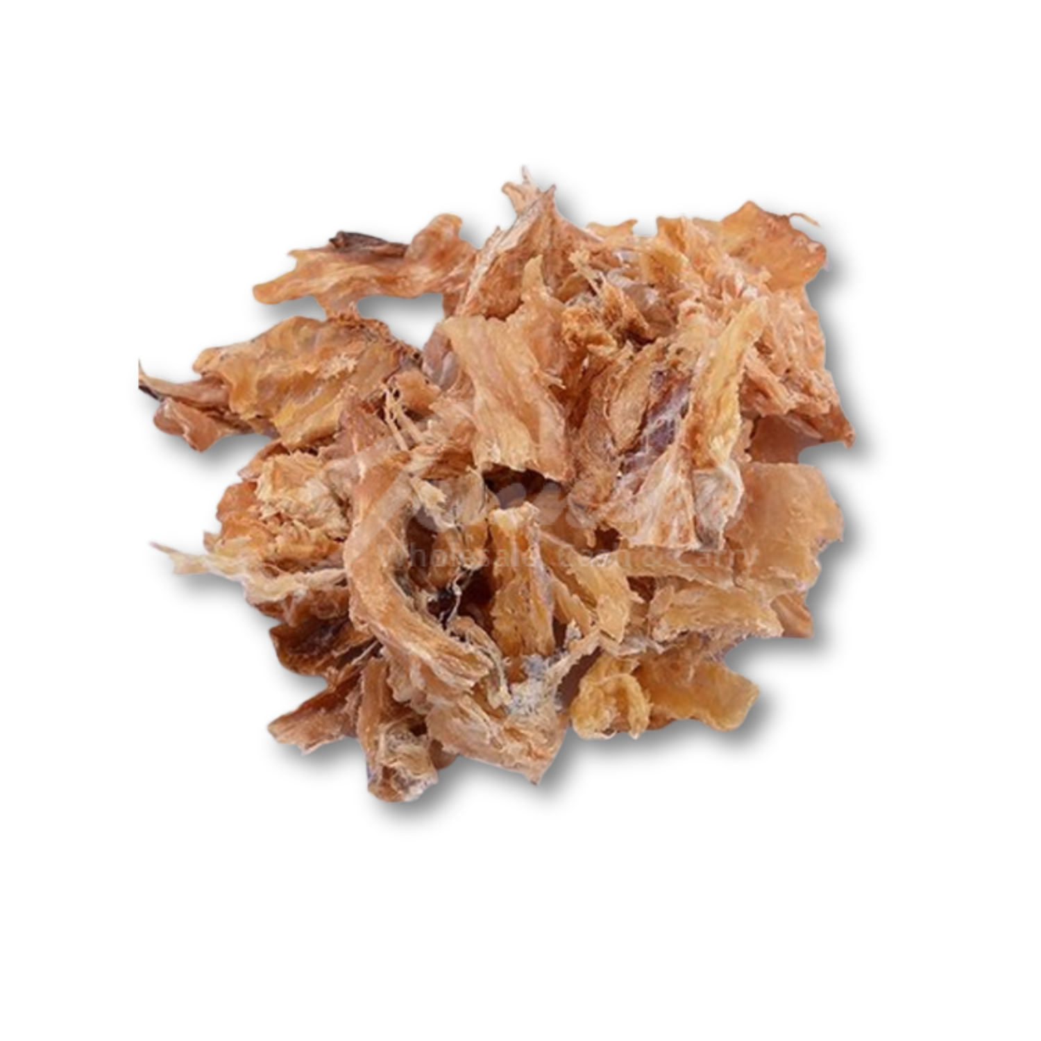 Stock Fish Fillet – Air-dried cod or haddock fillets, retail or bulk pack, used in African and Caribbean soups and stews on a white background