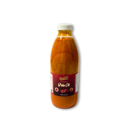 SunVie Palm Oil – Pure liquid palm oil, retail bottle or bulk container, refined & packed in Ireland