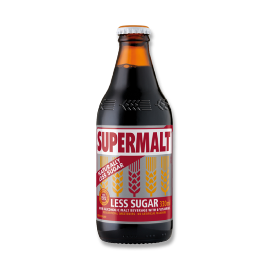 Non-Alcoholic Malt (Less Sugar) – 500ml can, brewed & pasteurized malt beverage from the UK