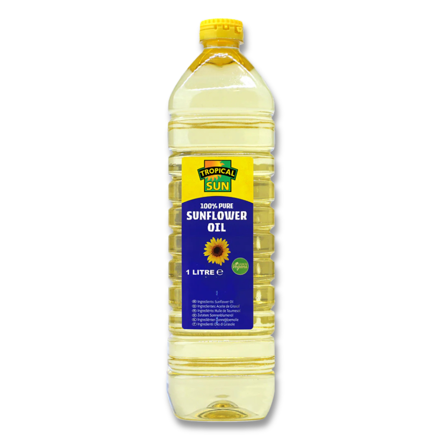 Tropical Sun Sunflower Oil – 100% pure sunflower oil, retail bottle or bulk container, from Ireland