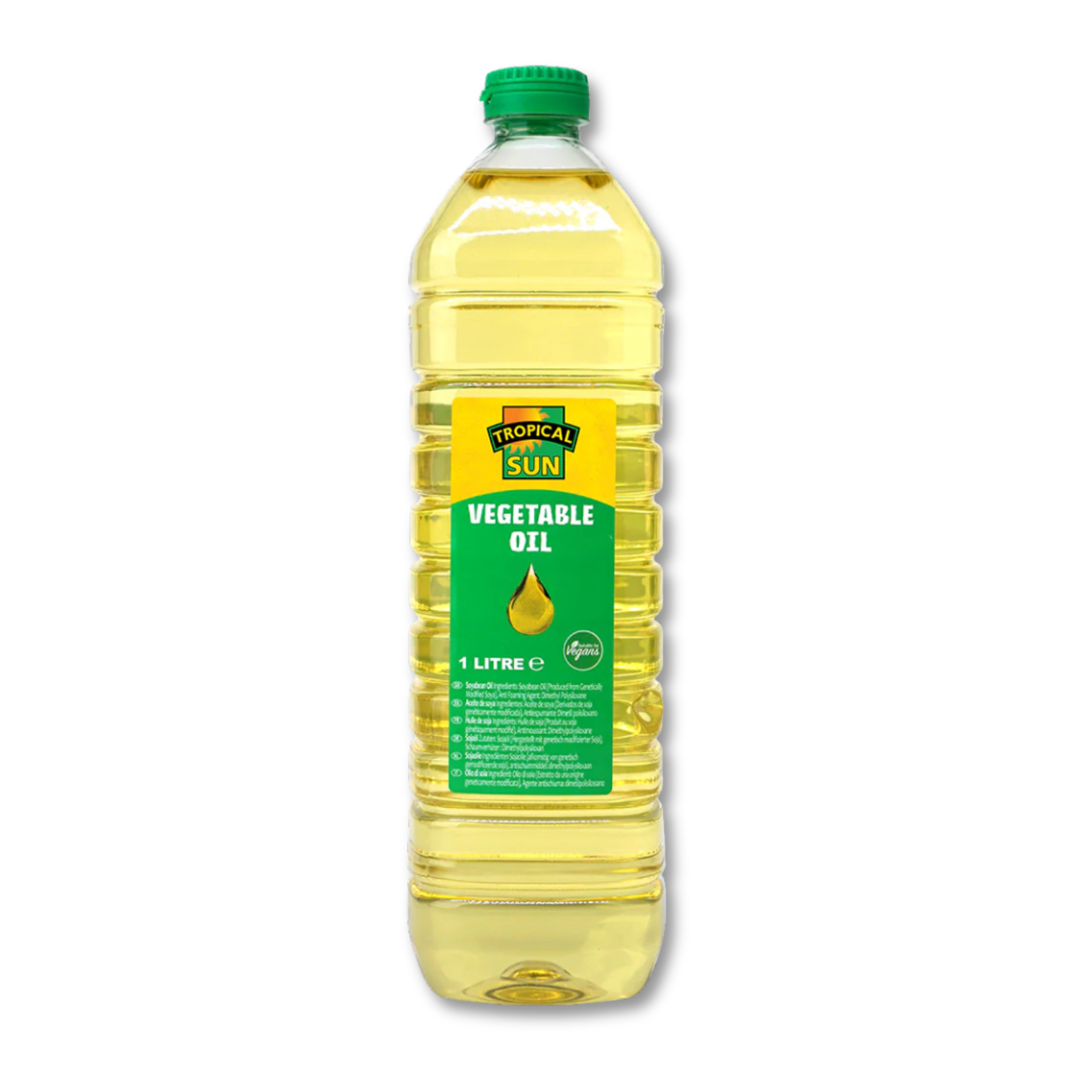 Tropical Sun Vegetable Oil – 100% pure vegetable oil blend, retail bottle or bulk container, from Ireland