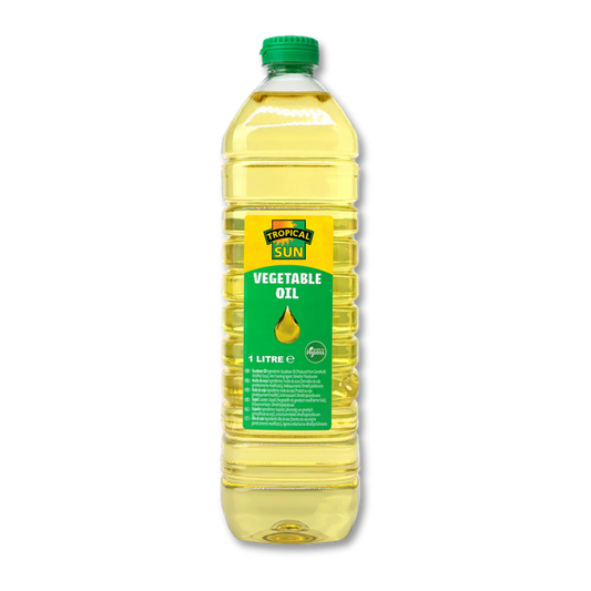 Tropical Sun Vegetable Oil – 100% pure vegetable oil blend, retail bottle or bulk container, from Ireland
