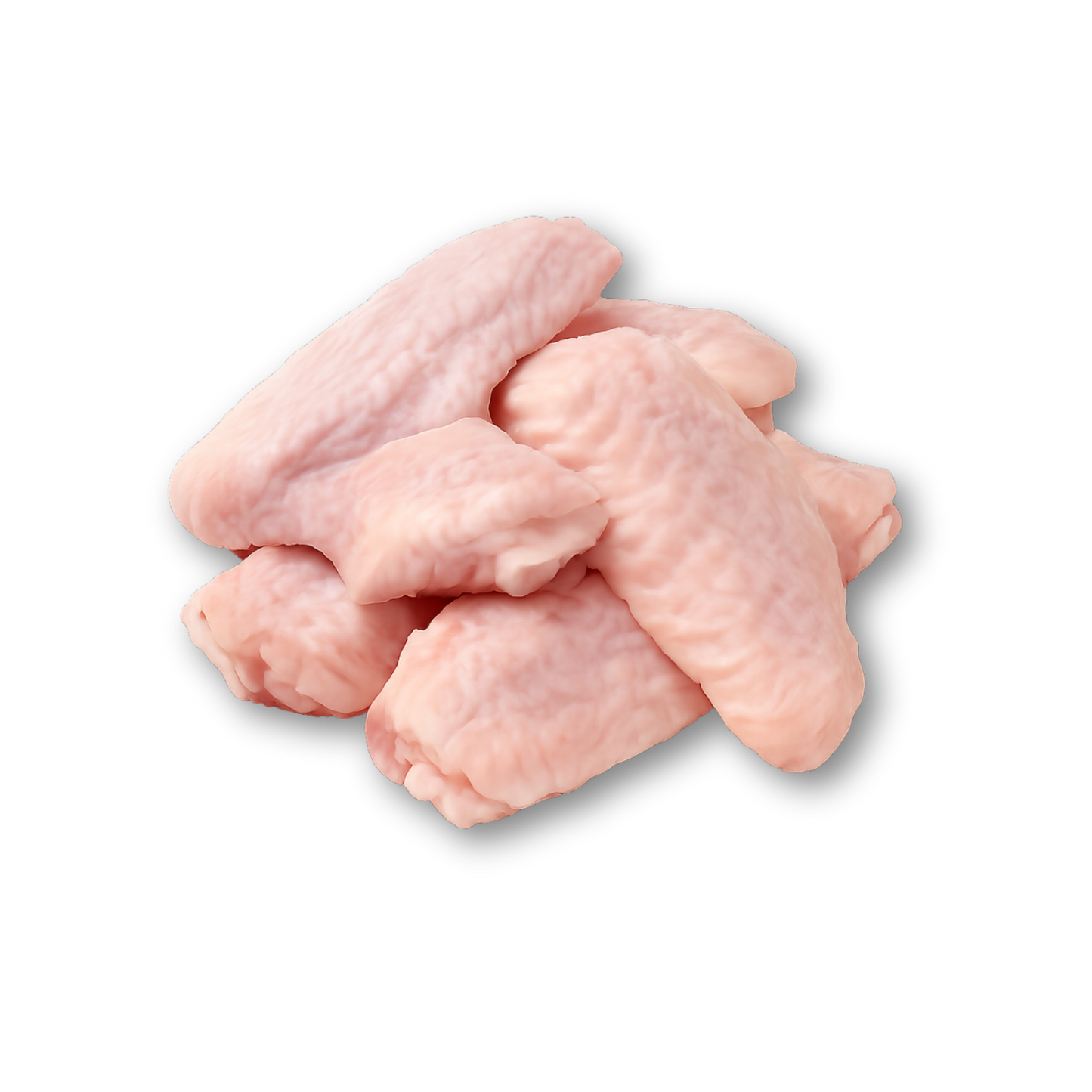 Raw chicken wings on a white background Frozen Turkey Midwings – Premium-quality poultry portions, frozen & packed in Northern Ireland