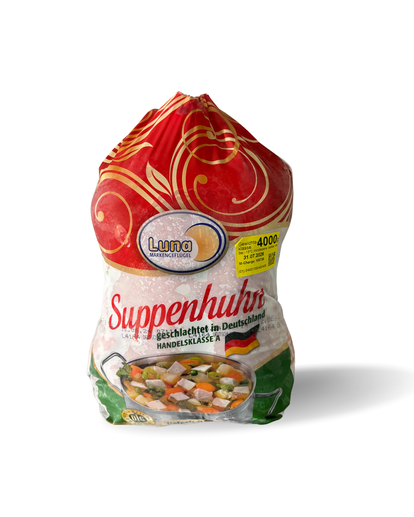 - Luna Suppenhuhn – premium soup hen for rich, collagen-packed broths and stews
