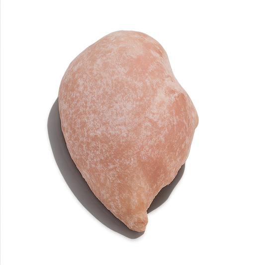 Frozen Hen Breasts – Lean white meat, frozen & packed in Northern Ireland for grilling, roasting & stir-frying on a white background