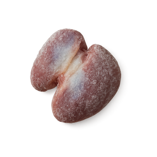 Frozen Hen Gizzards – Firm, savory poultry offal, frozen & packed in Northern Ireland on a white background