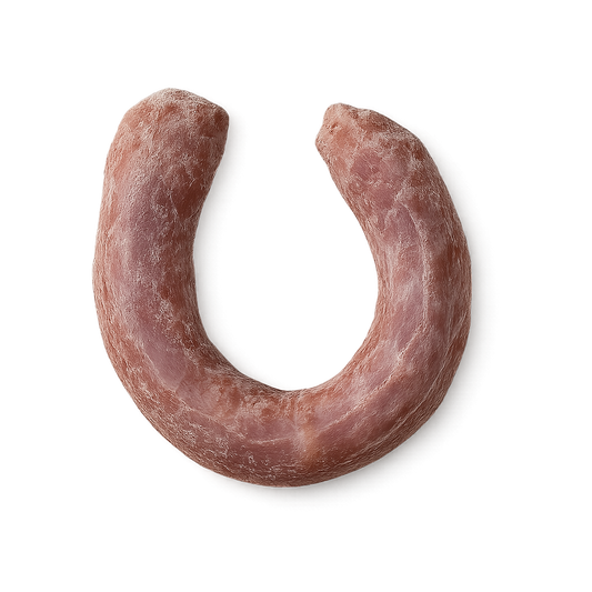 Frozen Hen Necks – Flavor-rich poultry portions, frozen & packed in Northern Ireland for soups & broths on a white background